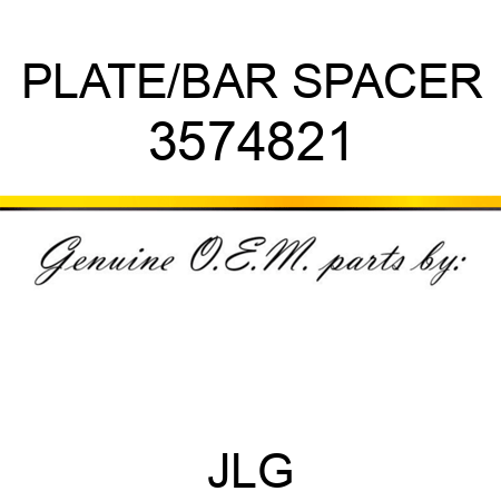 PLATE/BAR SPACER 3574821