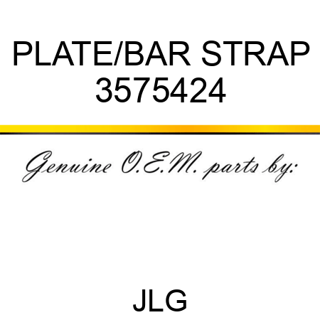 PLATE/BAR STRAP 3575424