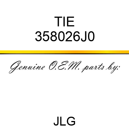 TIE 358026J0