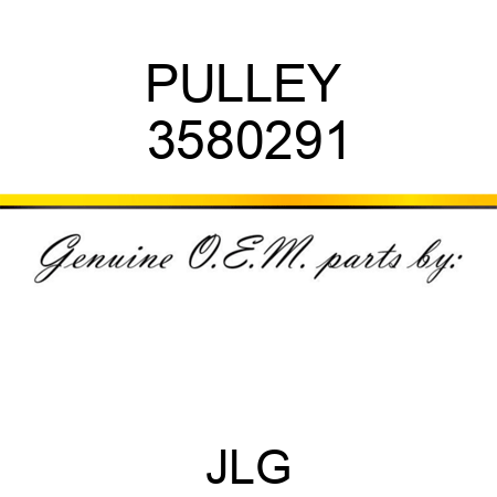 PULLEY  3580291