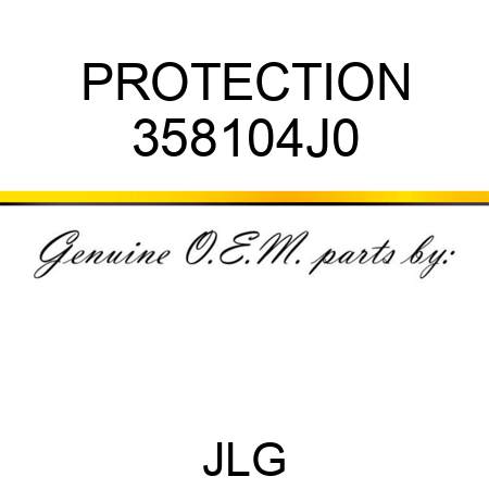 PROTECTION 358104J0