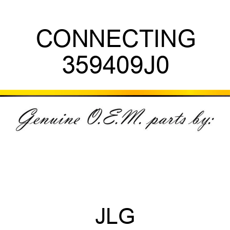 CONNECTING 359409J0