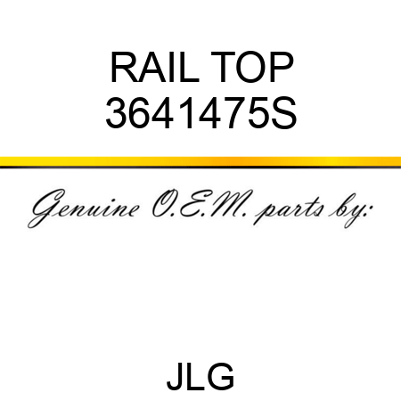 RAIL TOP 3641475S