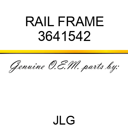 RAIL FRAME 3641542