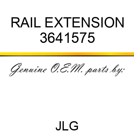 RAIL EXTENSION 3641575