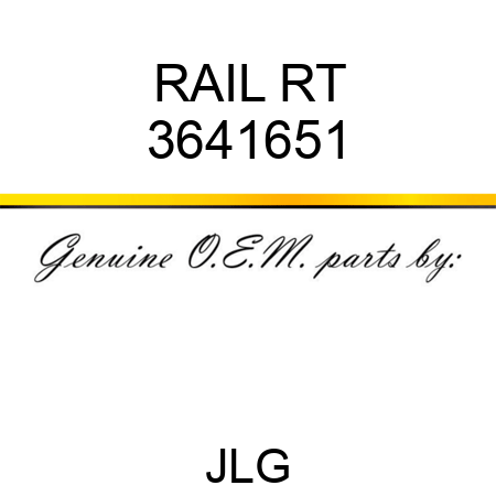 RAIL RT 3641651