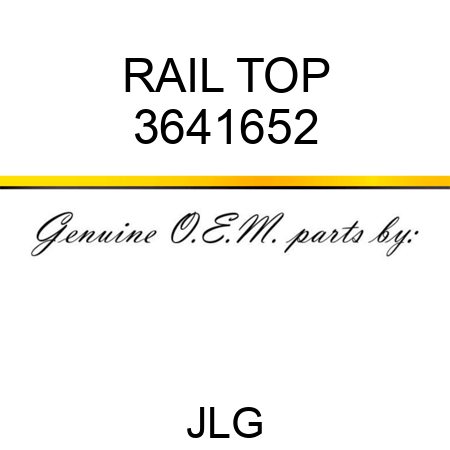 RAIL TOP 3641652