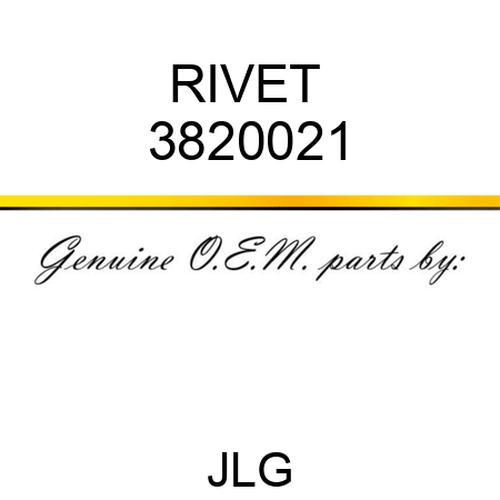 RIVET  3820021