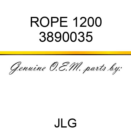 ROPE 1200 3890035