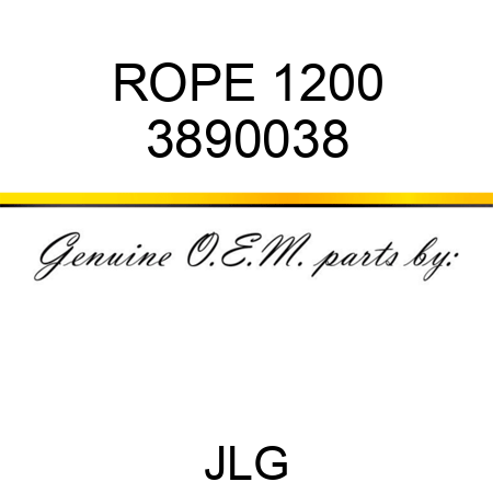 ROPE 1200 3890038