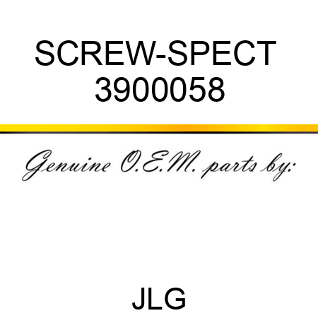 SCREW-SPECT  3900058