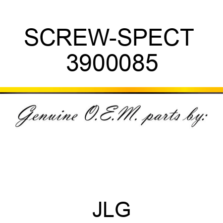 SCREW-SPECT  3900085