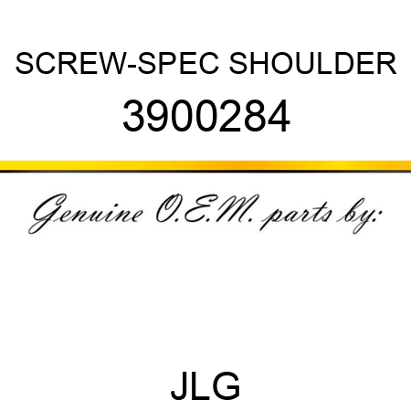 SCREW-SPEC SHOULDER 3900284
