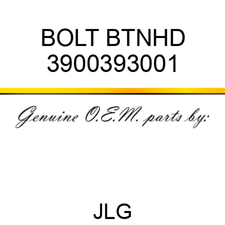BOLT BTNHD 3900393001