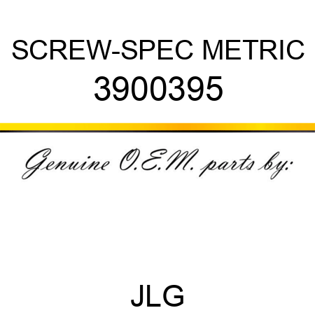 SCREW-SPEC METRIC 3900395