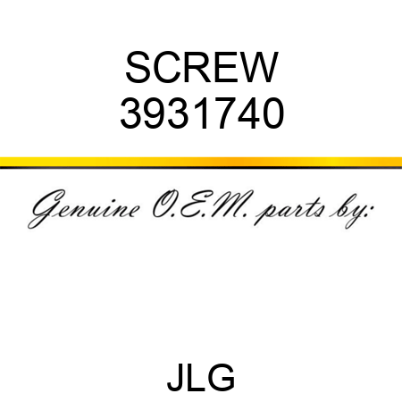 SCREW 3931740