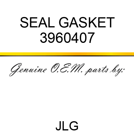 SEAL GASKET 3960407