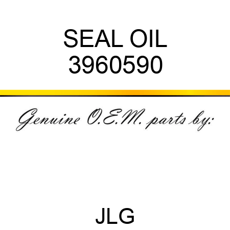 SEAL OIL 3960590