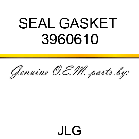 SEAL GASKET  3960610