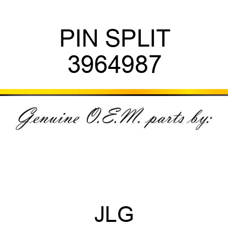 PIN SPLIT 3964987