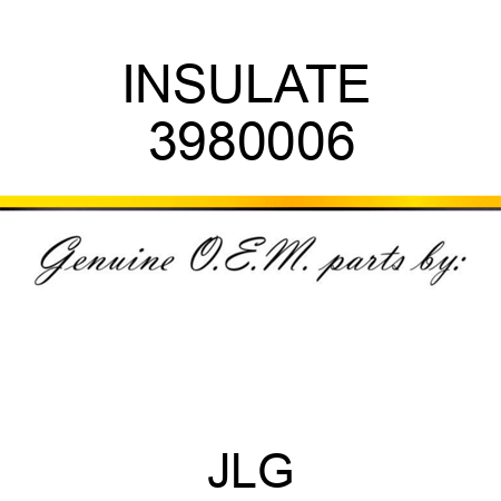 INSULATE  3980006