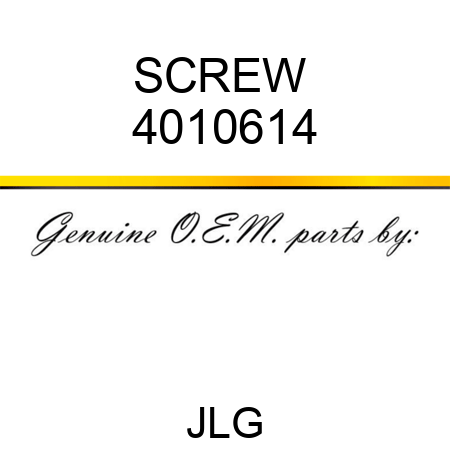 SCREW  4010614