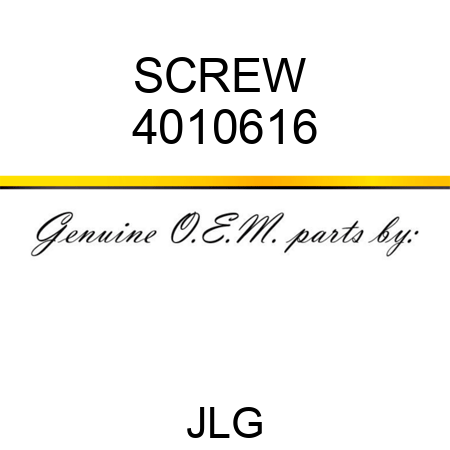 SCREW  4010616