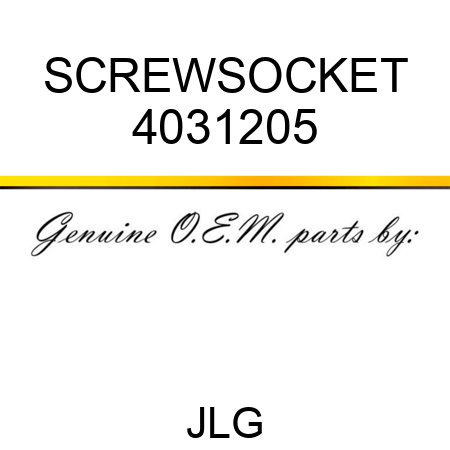SCREWSOCKET 4031205