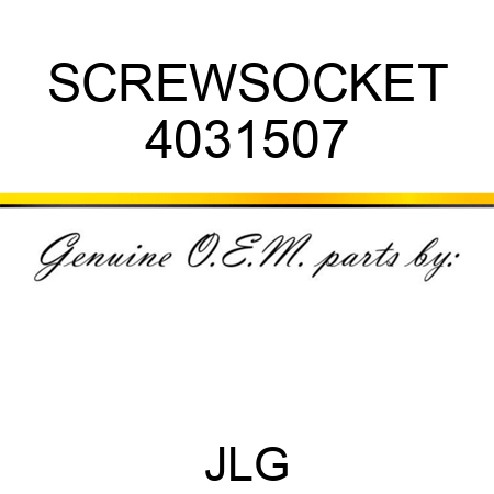 SCREWSOCKET 4031507