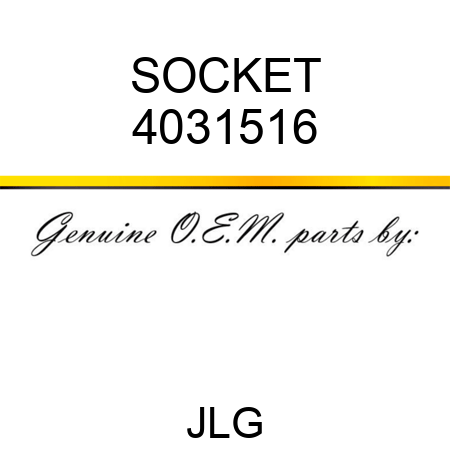 SOCKET 4031516