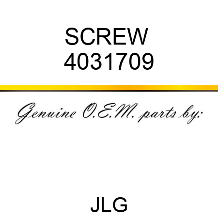 SCREW  4031709