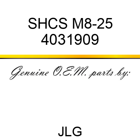 SHCS M8-25 4031909