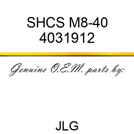 SHCS M8-40 4031912