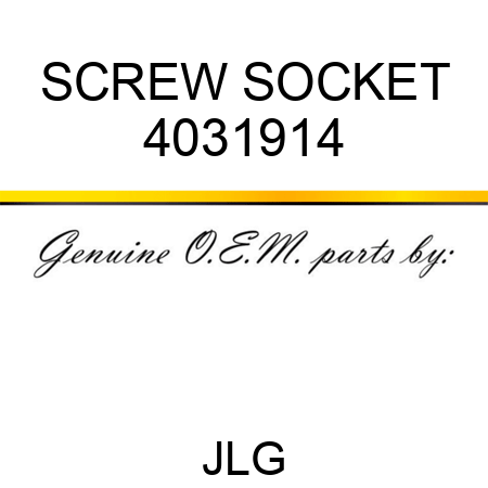 SCREW SOCKET 4031914