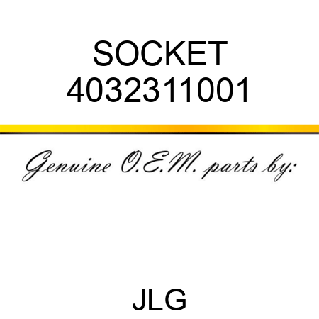 SOCKET 4032311001