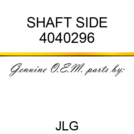 SHAFT SIDE 4040296