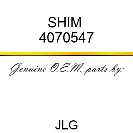 SHIM  4070547