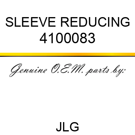 SLEEVE REDUCING 4100083