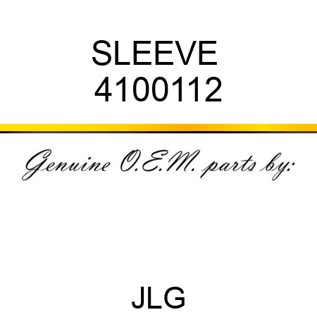 SLEEVE  4100112
