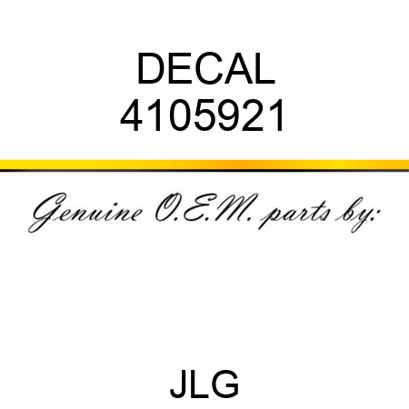 DECAL 4105921