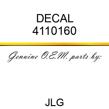 DECAL 4110160