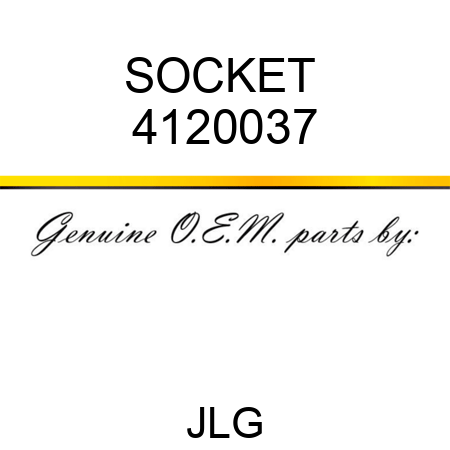 SOCKET  4120037