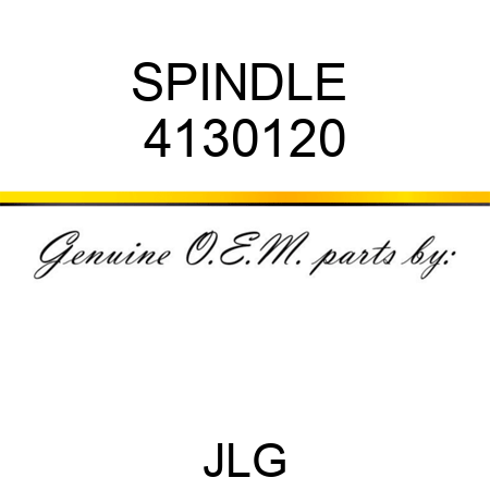 SPINDLE  4130120
