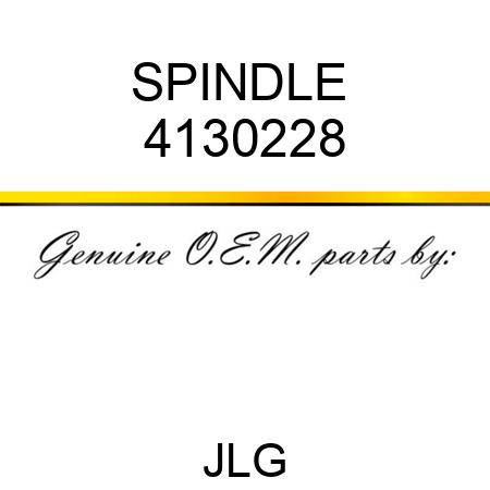 SPINDLE  4130228