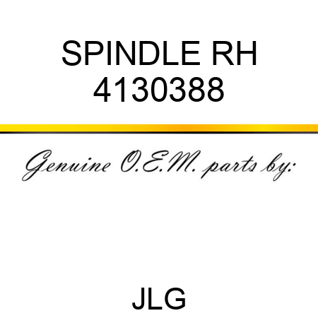 SPINDLE RH 4130388