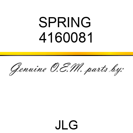 SPRING  4160081