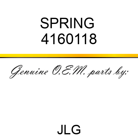 SPRING  4160118