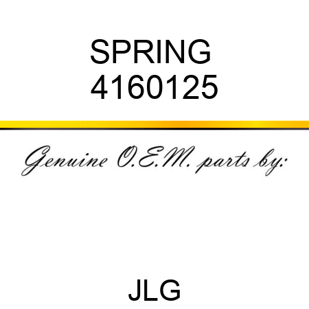 SPRING  4160125