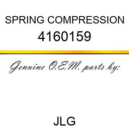 SPRING COMPRESSION 4160159