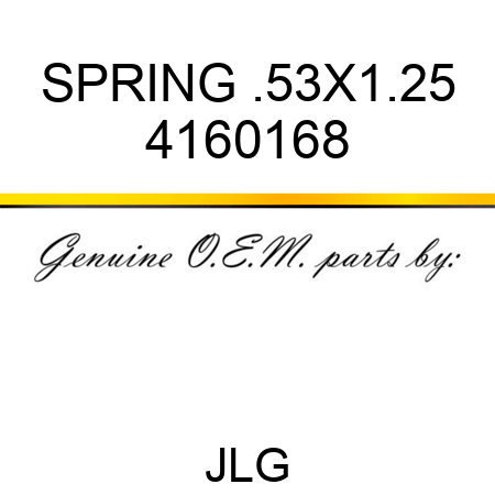 SPRING .53X1.25 4160168